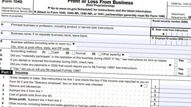1040 Schedule C 2021