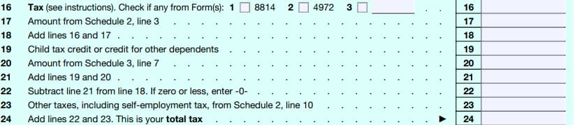 1040 Tax Form Instructions
