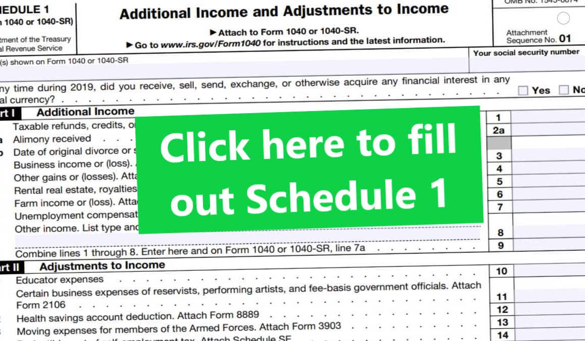 1040 Form 2025 Schedule 1 Heather Faulkner