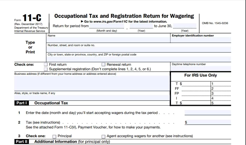 11-C Form Instructions 11-C Form Instructions