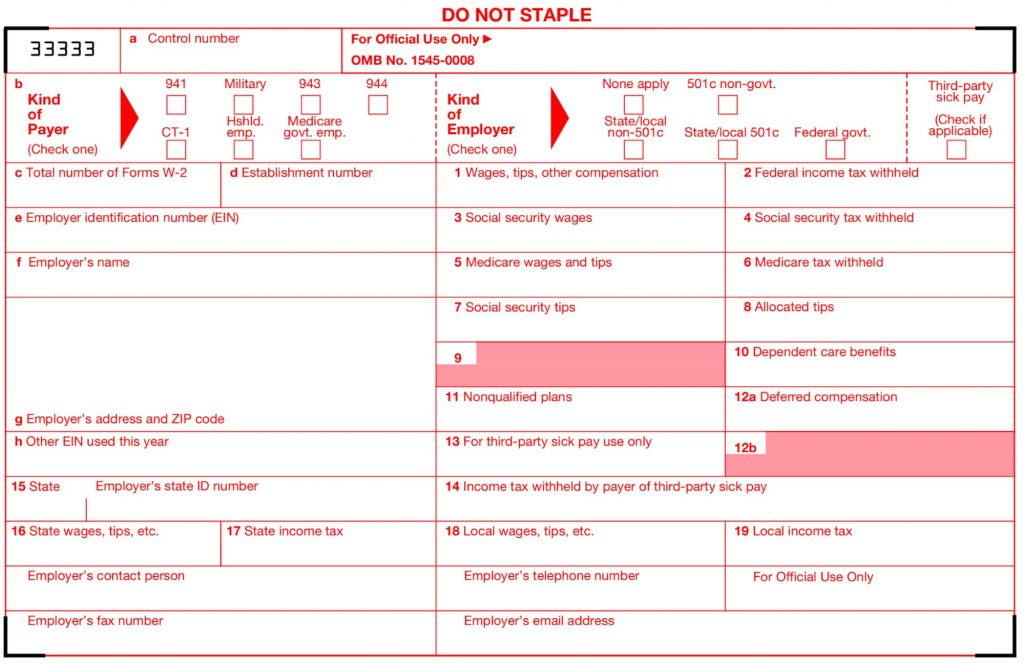 IRS Form W3 Instructions and Checklist 2023 2024