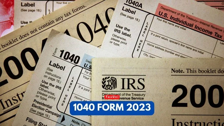 1040 Form 2023 TaxUni Cover 1 768x432 