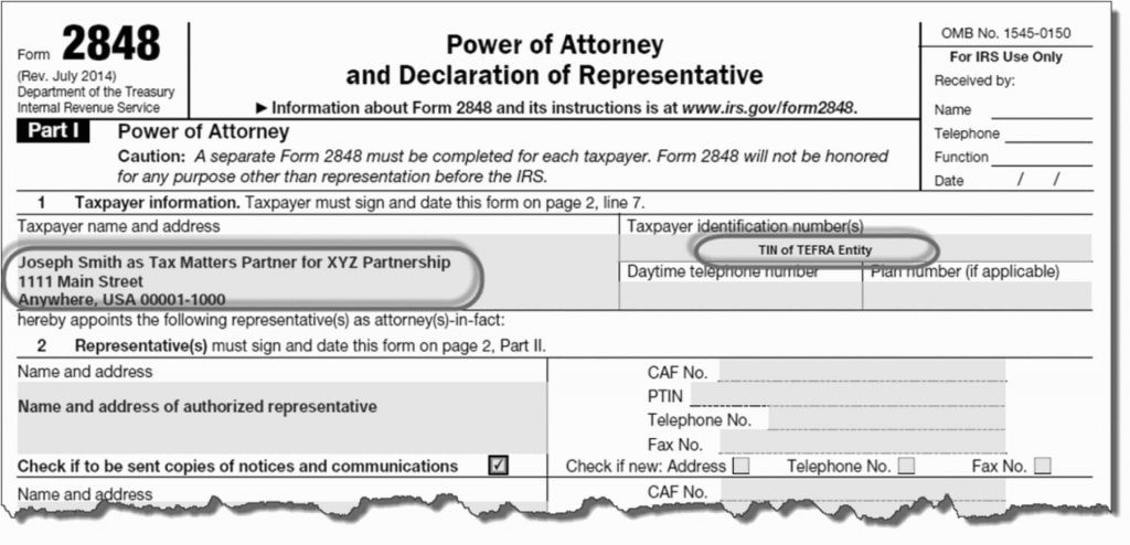 IRS Form 2848 TaxUni