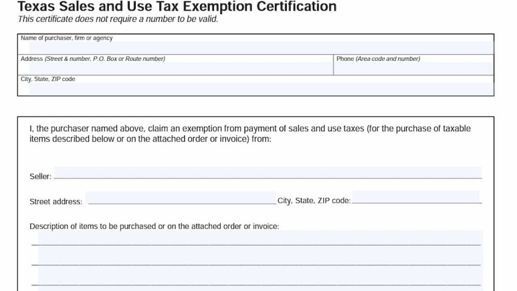 Tax Exempt Forms 2023 2024
