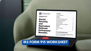 IRS Form 915 Worksheet IRS Form 915 Worksheet