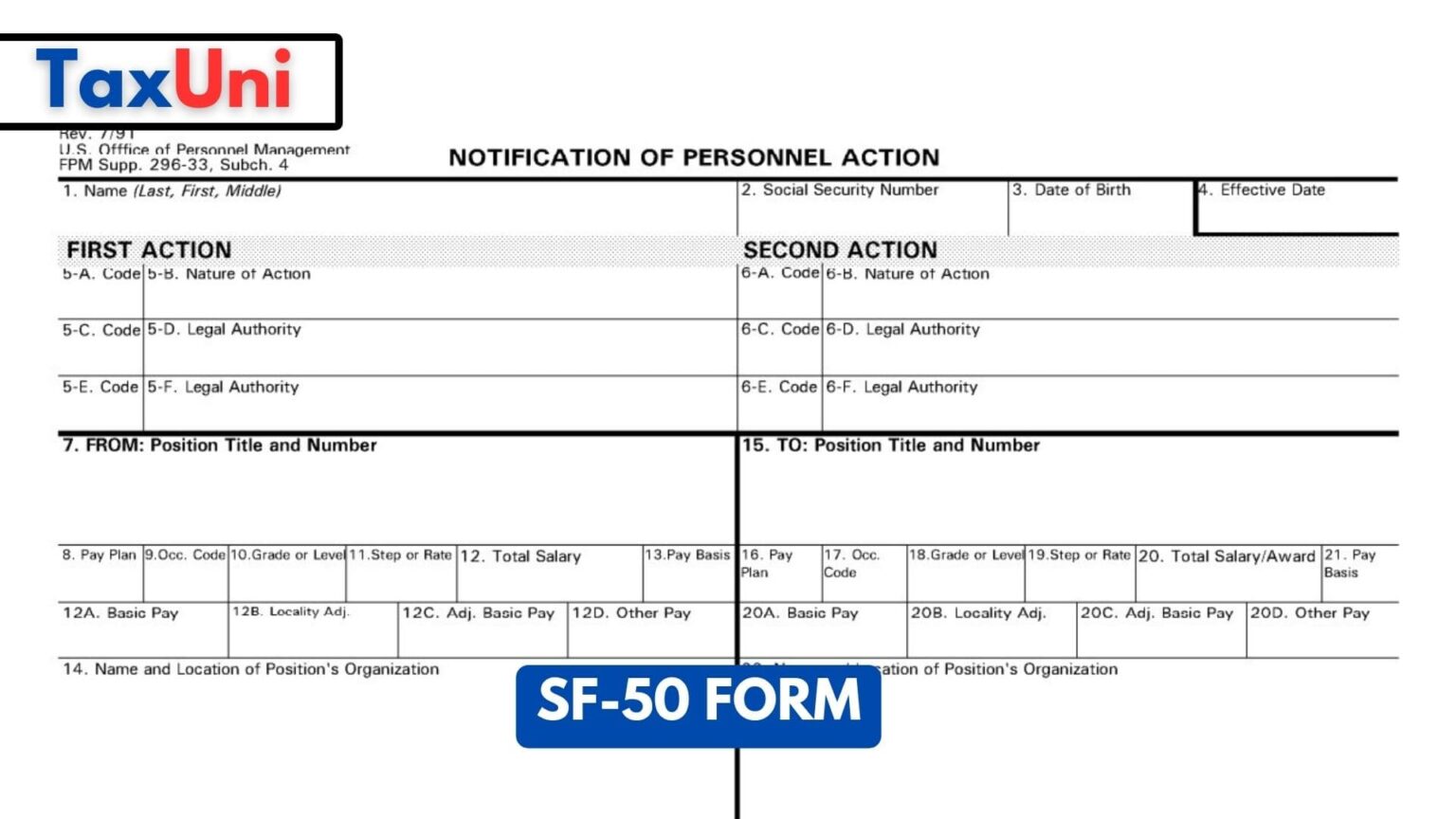 Sf 50 form