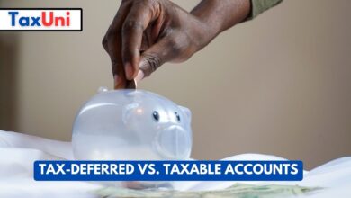 Tax-Deferred Vs. Taxable Accounts