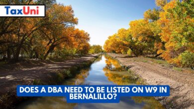 Does a DBA Need to Be Listed on W9 in Bernalillo