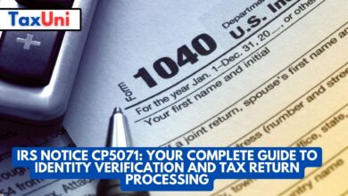 IRS Notice CP5071 Your Complete Guide to Identity Verification and Tax Return Processing