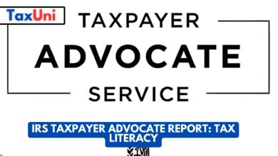 IRS Taxpayer Advocate Report Tax Literacy 2