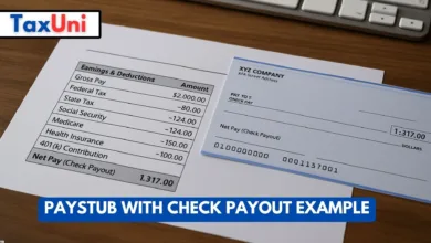 Paystub With Check Payout Example 4 Paystub With Check Payout Example
