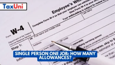 Single Person One Job: How Many Allowances? 7 Single Person One Job How Many Allowances