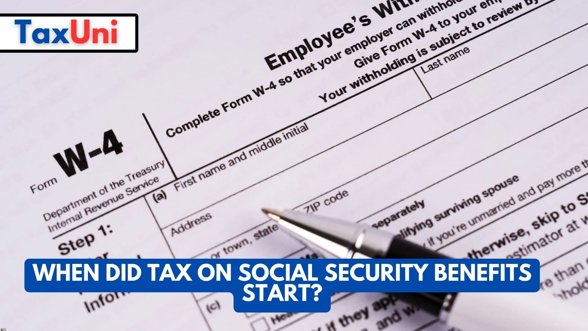When Did Tax on Social Security Benefits Start? When Did Tax on Social Security Benefits Start