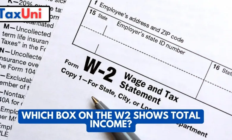 Which Box on the W2 Shows Total Income